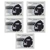 5 Pack Bamboo Charcoal Facial Mask, Hydrating Face Sheet Mask for Women, Moisturizing Skin Care with Nourishing & Firming Complex