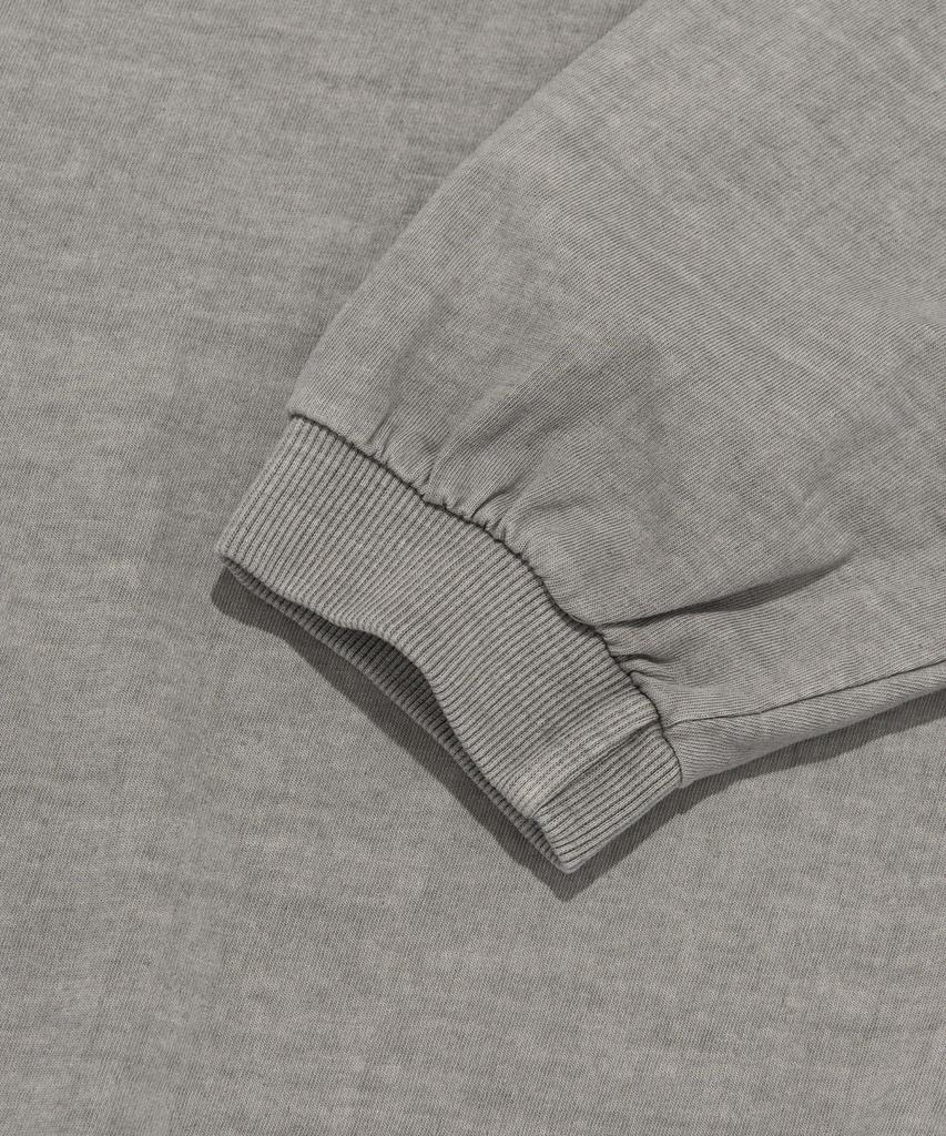 CARGOBROS FOR WOMAN Pigment Logo Oversized Long Sleeve (Grey)