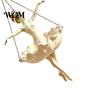 Elegante Vaso de Flores Suspenso Dançarina de Ballet, Lindo Vaso de Plantas Bailarina de Resina, Suporte de Vaso Artístico para Plantas Pendentes Suculentas Plantas-Aranha