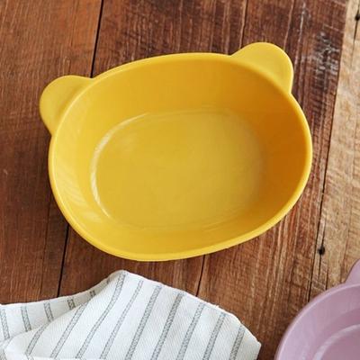 Soft Pastel Silicone Infant Cereal Bowl, Yellow, 1 Piece, Popular Korean Parenting Items