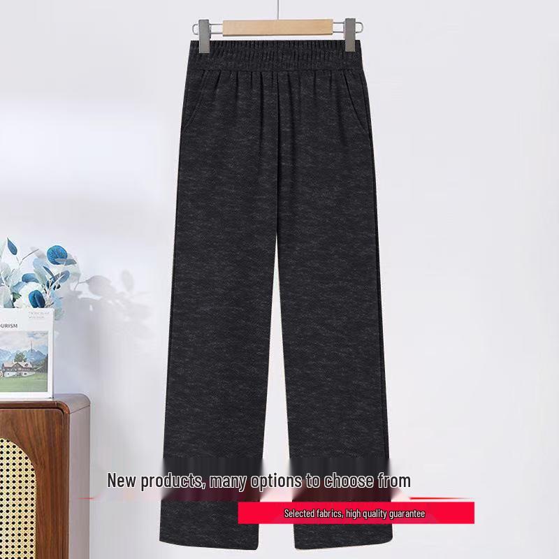 Damen Elegante High-Waist Gerade Hose mit Fleece-Futter für Herbst/Winter 2026