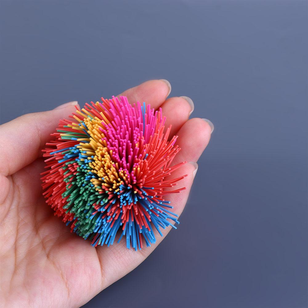 Relief Monkey Stringy Balls Baby Stretchy Ball Bouncy Stress Balls Rainbow Fidget Sensory Ball