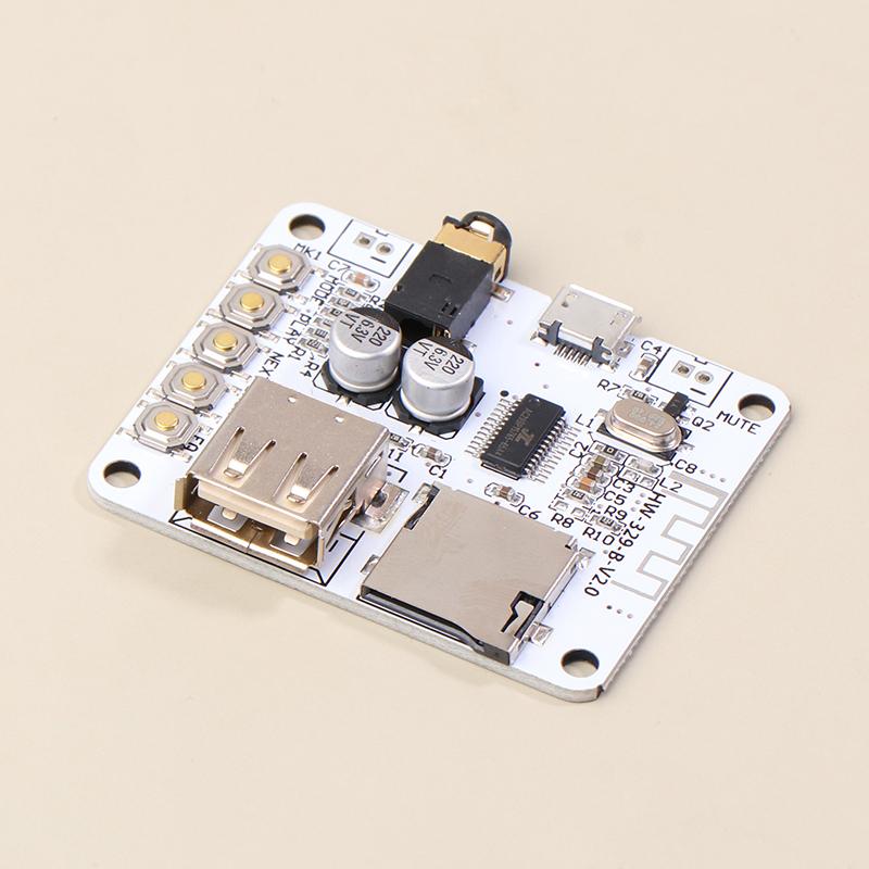 Bluetooth Audio Receiver Board With Usb Tf Card Slot Decoding Playback Preamp Output A7-004 5V 2.1 Wireless Stereo Music Module
