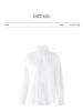 Women's Retro Lace Collar Long Sleeve High-Density Cotton Shirt - Spring New Arrival