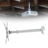 Universal Ceiling Projector Mount Holder with 360 Rotating and Adjustable Height for Home Theater or Office Setups