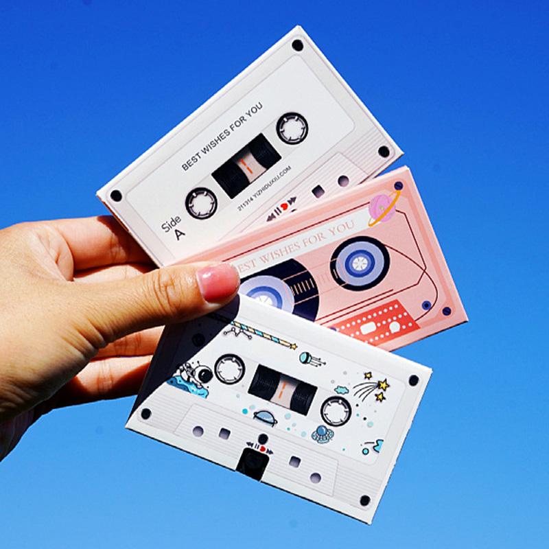 Recording Greeting Card Exquisite Unique Reusable Recordable DIY Greeting Card for Birthday Anniversaries