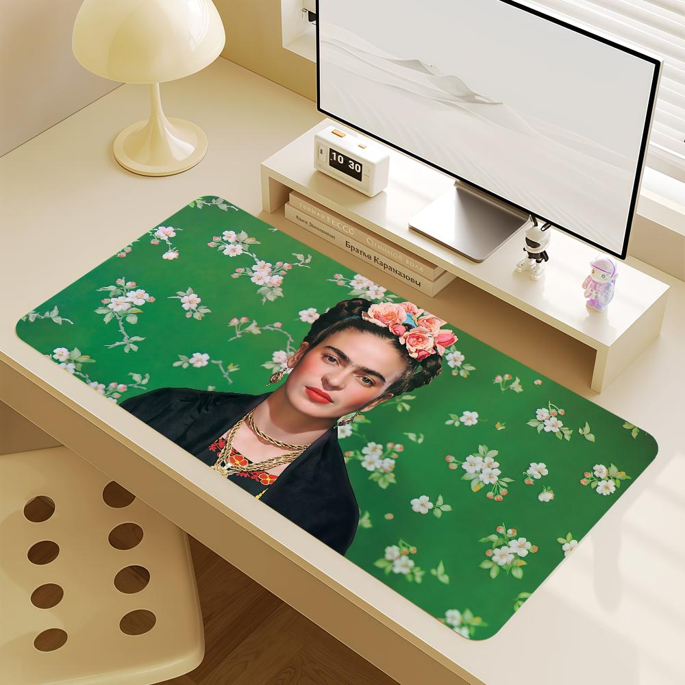 Mouse Pad F-Frida MousePad Non-slip Kahlo Lockedge Office Student Gaming Thickened Large Art Writing Pad Cushion