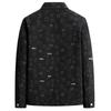 Plus Size Men's Trendy Corduroy Jacket - Spring/Autumn 2025, Loose Fit
