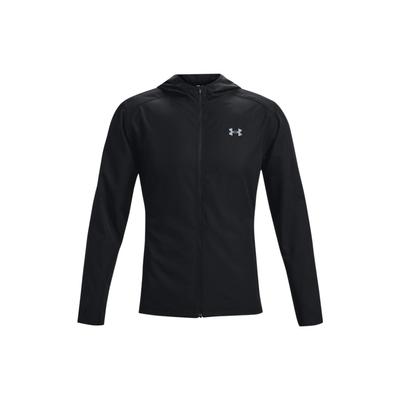 Solid Color Running Hooded Jacket Men Outerwear Black 1365620-001
