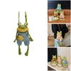 Childrens Cartoon Knit Crossbody Bag With Frog Exterior Design For Daily Use
