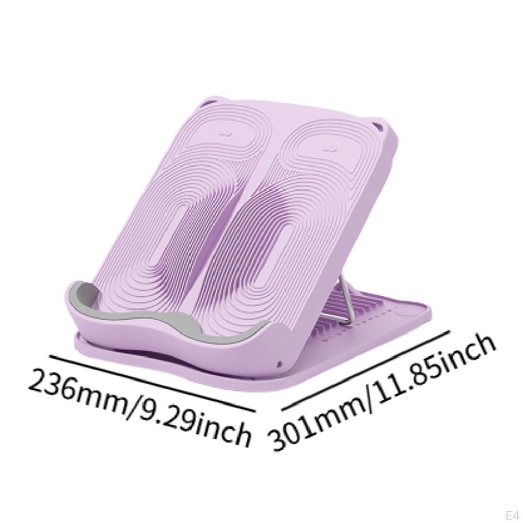 Waden-Dehnbrett 12 Stufen Verstellbar Bein Knöchel Übung Tragbar Fitness für