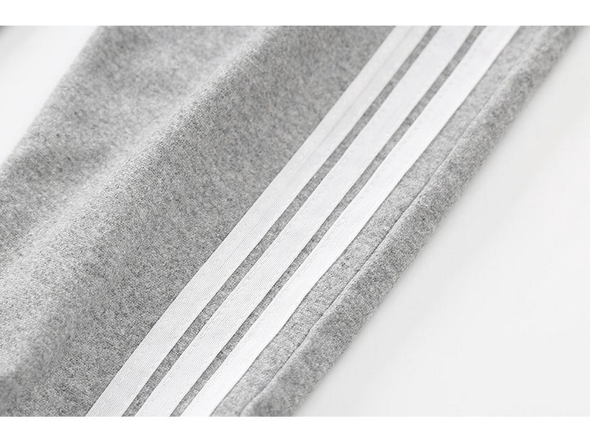 New Women's Slim Straight Casual Sweatpants - Spring & Autumn Style, Loose Fit, Cotton, Solid Color, Trendy Large Size