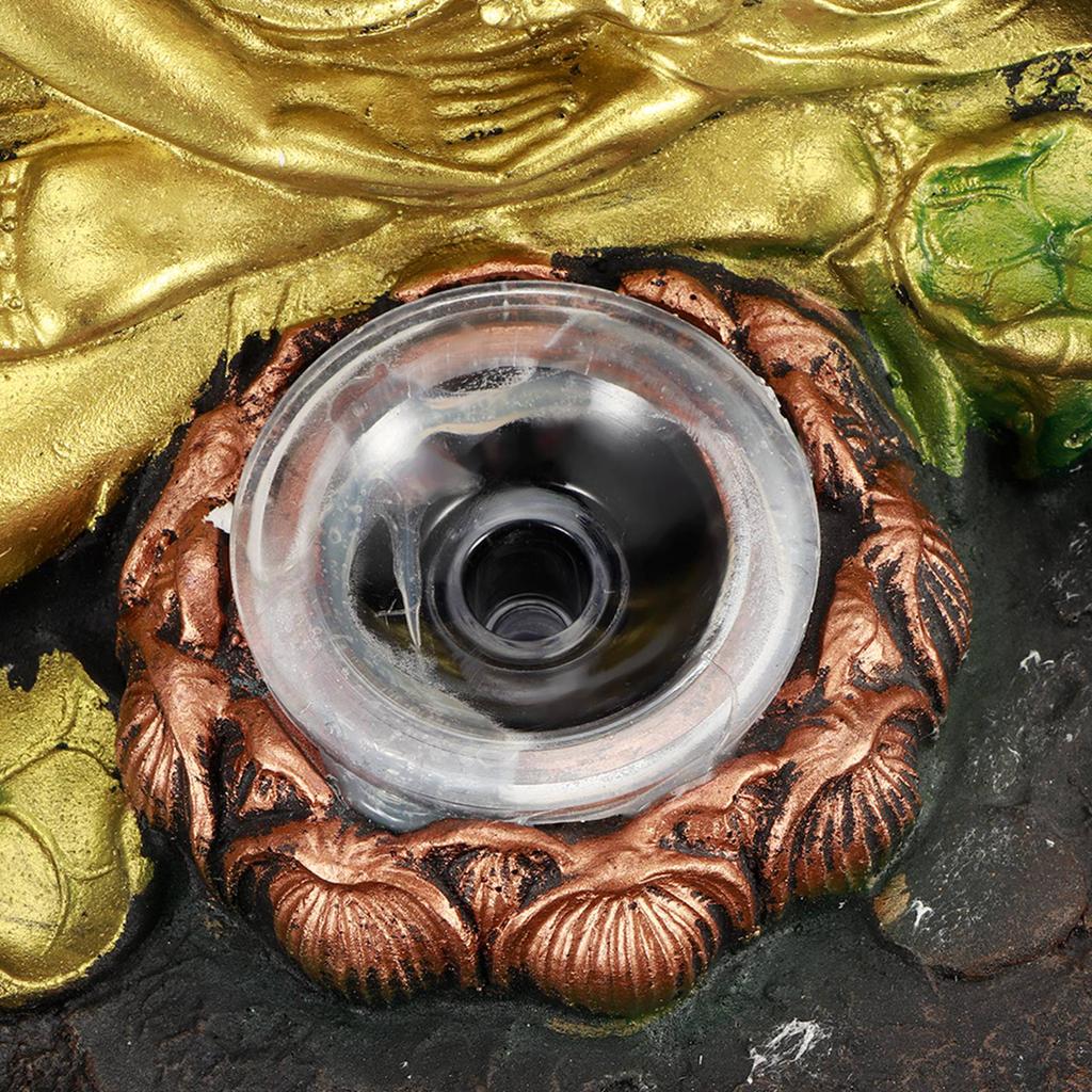 Buddha Decoration Desktop Fountain With Quiet Submersible Pump Desktop Fountain Ornaments for Home Vacation House Housewarming