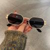 New Vintage Square Sunglasses Women Men Metal Frame Rectangle Sun Glasses Oval Eyewear Oculos De Sol for Male Female Eyeglasses