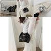 Chic Sequin Bucket Bag With Chain Strap 2023 Summer New Women's Street Style Shoulder Bag Crossbody Bag