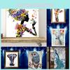 Vibrant 5d Drill Diamond Painting Craft Kits With Assorted Colors For Artistic Creations
