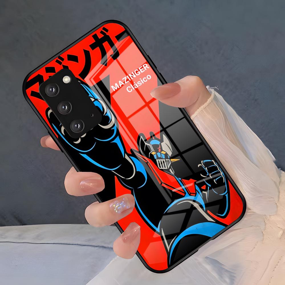 Anime M-Mazinger Z Phone Case For Samsung S26 S25 Plus S20 S20 Plus S22 Ultra S23 FE S21 Plus S21 Ultra Glass Cover