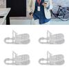 20PCS Anti Lost Lanyard Clip Transparent Multiple Use Large Rope Clip for Access Conference Card
