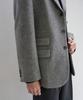 Trip Le Sens [F/W] Two-Flap Pocket 3B Blazer_Herringbone Black