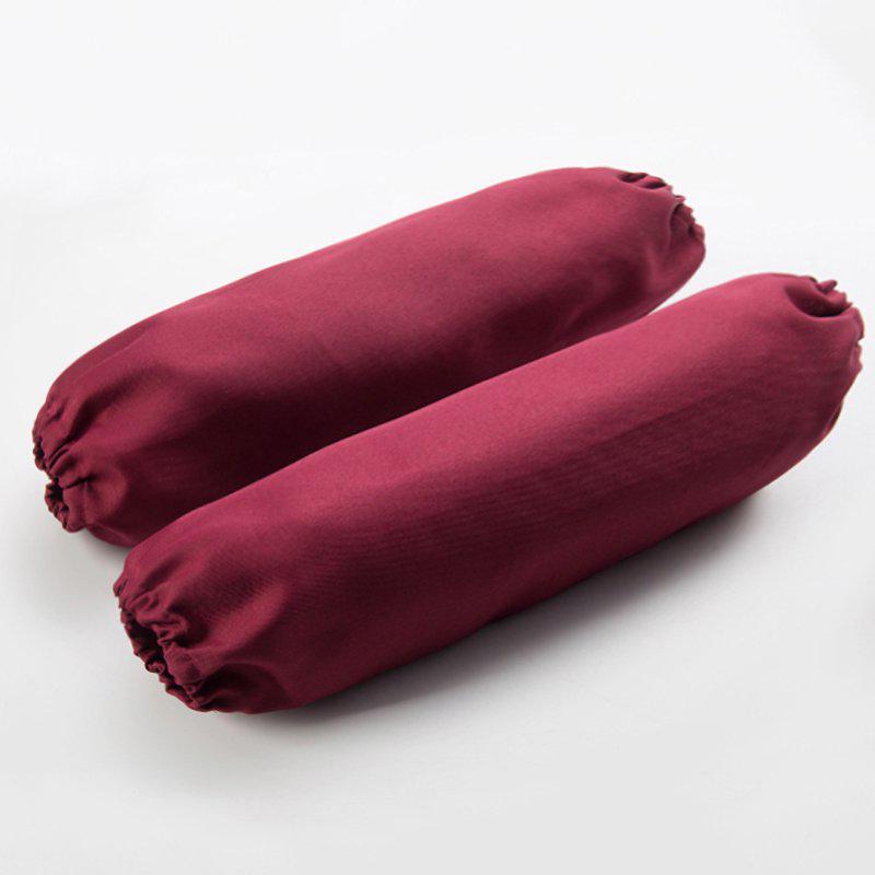 Thick Wear-Resistant Waterproof PU Leather Arm Sleeves for Adults - Oil-Proof Dishwashing and Kitchen Cuffs, Plus Size Available.