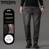 Men's Jeans Spring and Autumn Smoky Gray Jeans New Loose Simple Straight Pants Casual Versatile Men's Pants