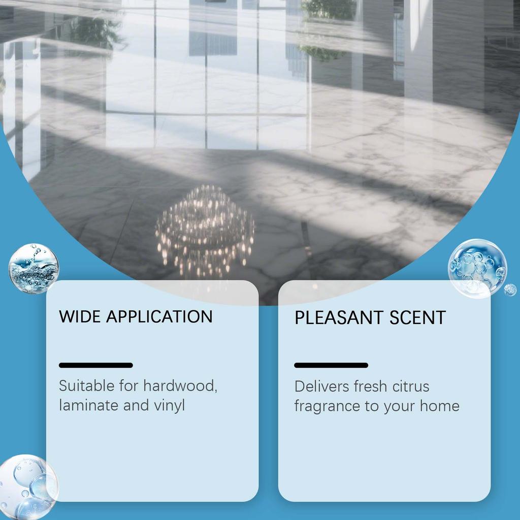 Mop Soap with Added Mediterranean Sea Salt Suitable for Floor Cleaning and Maintenance 120ml Bottle for Home Use