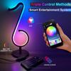 Luz Led Nota Musical Colorida Rgb Atmosfera Lâmpada de Mesa Luz Noturna de Cabeceira Para Quarto Escritório
