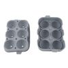 Ice Ball Maker Mold 6-Hole Round Silicone Sphere Tray With Lid Hand-Made DIY Tools