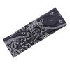 Bandana Printed Headband Women's Yoga Sports Hair Wrap Tie Paisley Twisted Stretchable Hair Band