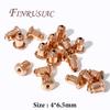 50/100Psc/Lots Gold Earring Backs For Studs 14K Gold Plated Earrings Stoppers,Caps For Earrings DIY Jewelry Making Supplies