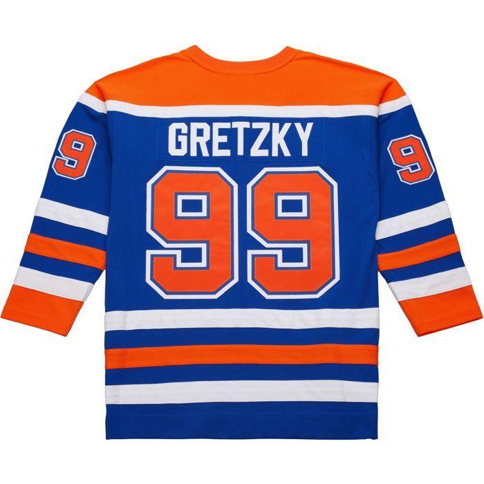 Maillot NHL - MITCHELL & NESS - Wayne Gretzky Edmonton Oilers 1986 - 100% polyester mesh - Loose fit - Patchs front/back/manches