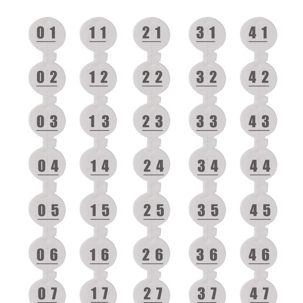 Chick Wings Number Identification Plate For Quail Pigeon Brooding Wing Number Round/Square Chicken Wing Number Plate NO.01~50