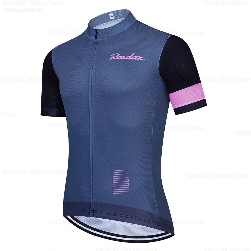 Cycling Jersey 2026 Team Raudax Cycling Clothing 19D Mountain Bike Bib Shorts MEN Bike Jersey Set Ropa Ciclismo Hombre