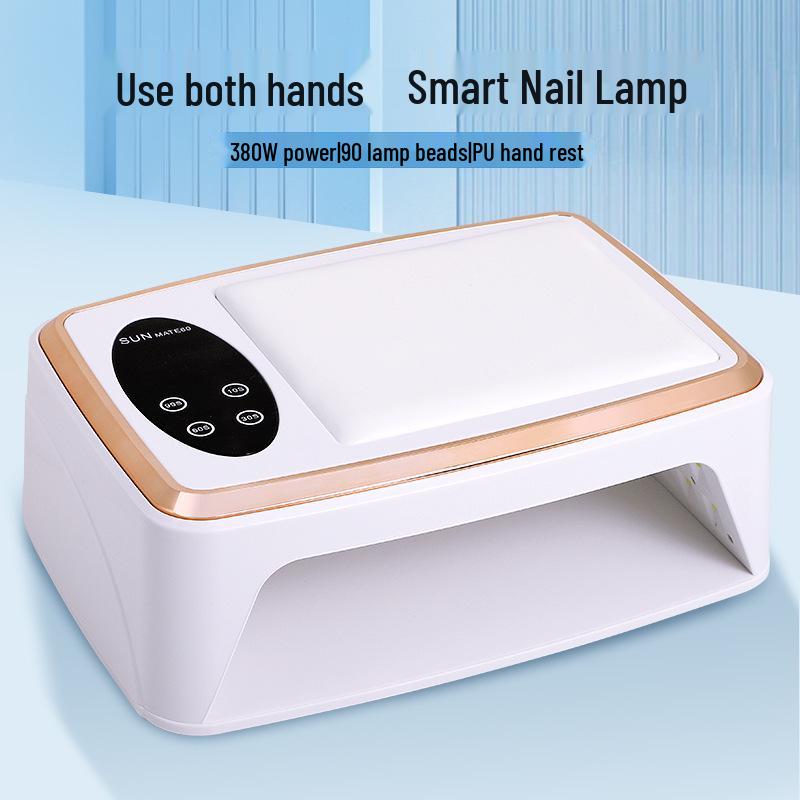 380W Dual-Hand Gel Nail Art Dryer with Large Space