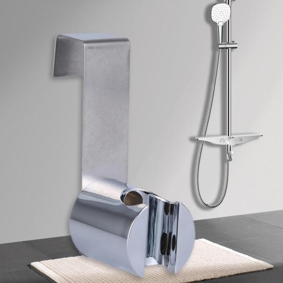 Shower Bracket Pouch Free Corrosion Resistant Stainless Steel Handheld Bidet Sprayer Holder Bathroom Accessories