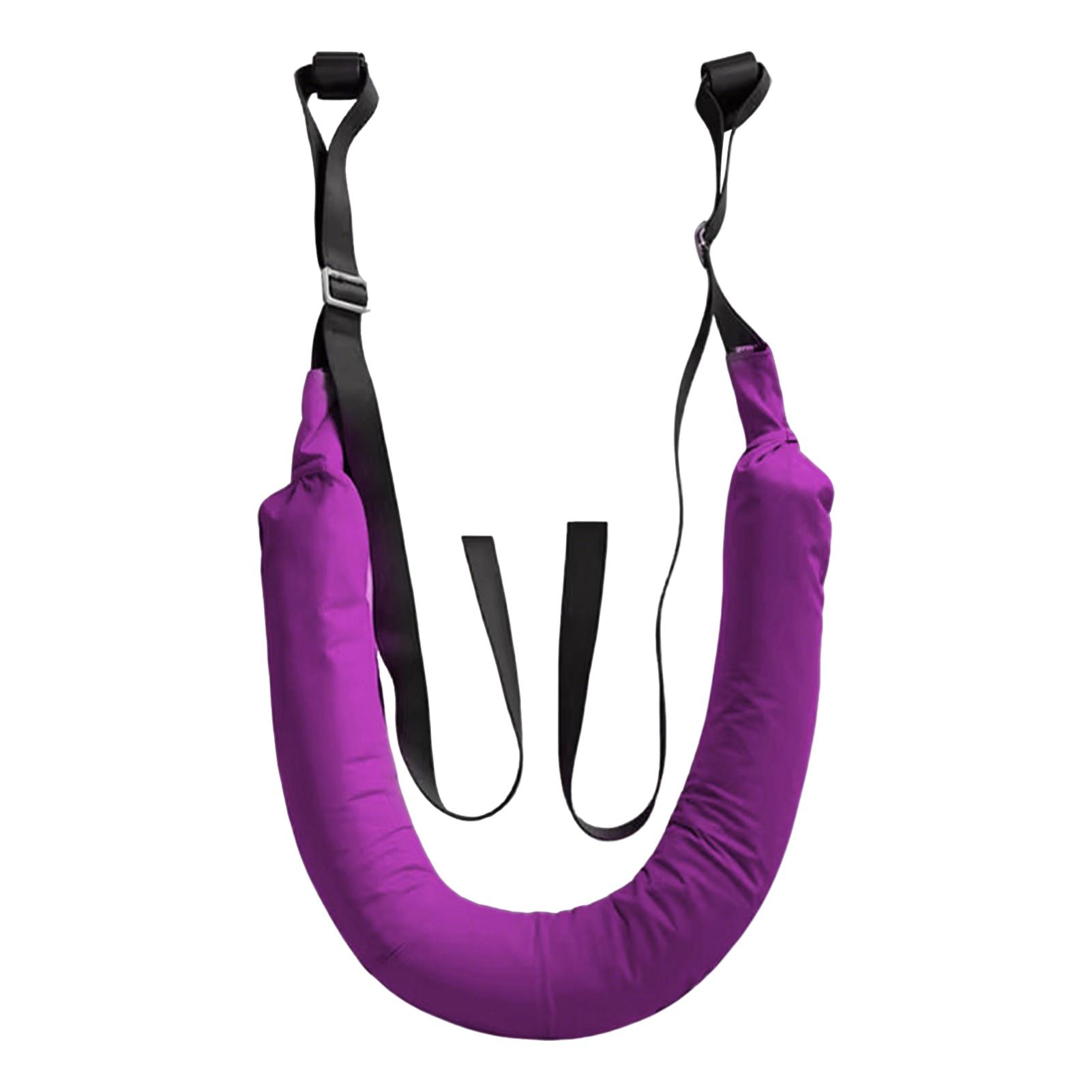 

Lumbar Belt for Home Adjustable Back Stretcher with Overdoor Hook for Spinal Decompression