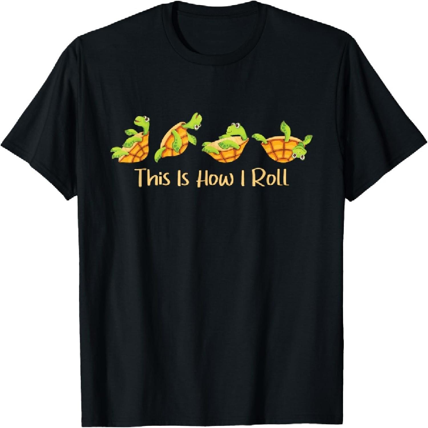 This Is How I Roll - Turtle Beach Sea Animal Reptile Lover T-Shirt XXXXXL разноцветный