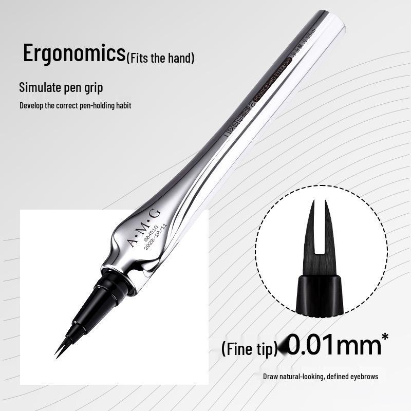 A.M.G 3D Smudge-Proof Eyebrow Pencil - Dual-Tip for Defined, Natural Brows