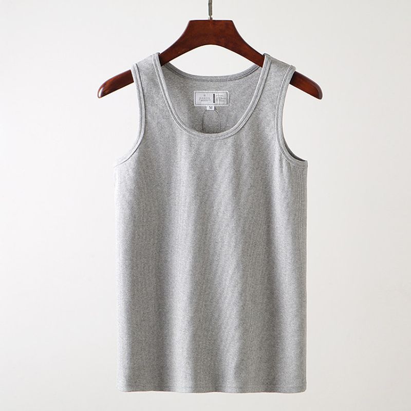 Мужская облегающая майка для фитнеса на тонких бретелях, спортивная хлопковая майка в американском стиле для тяжелой атлетики, майка, подчеркивающая мышцы Grey M