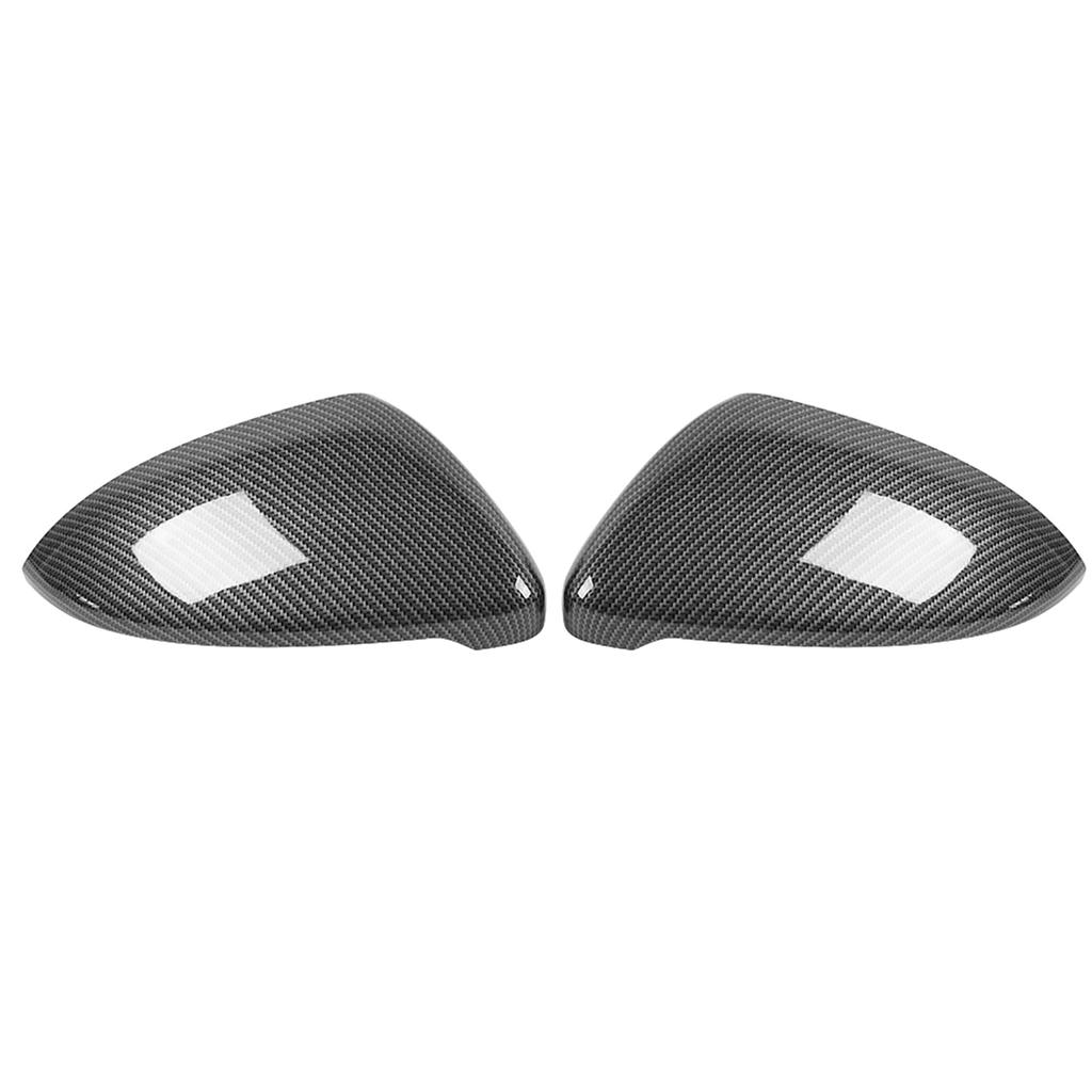 2pcs Carbon Fiber Style Rearview Wing Mirror Cover Cap