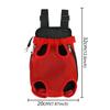 Adjustable Dog Front Carrier Legs Out Dog Breathable Portable Travel Pet Dog Carrier Backpack Mesh Carrier for Dog Cats Outdoor
