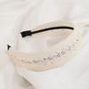 Handmade Headband Daily Headband Angel Shushu Frill Lace White