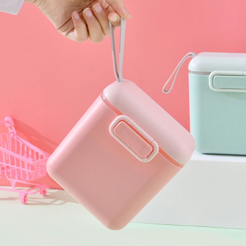 Dust-Proof Milk Powder Storage Box PP Formula Dispenser Container Snacks Container Outdoor Travel