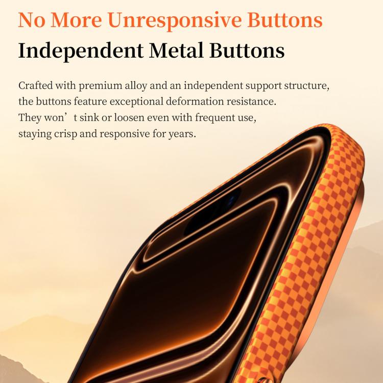 SULADA Kevlar Pixel Grid Texture Rotation Magnetic Holder Phone Case