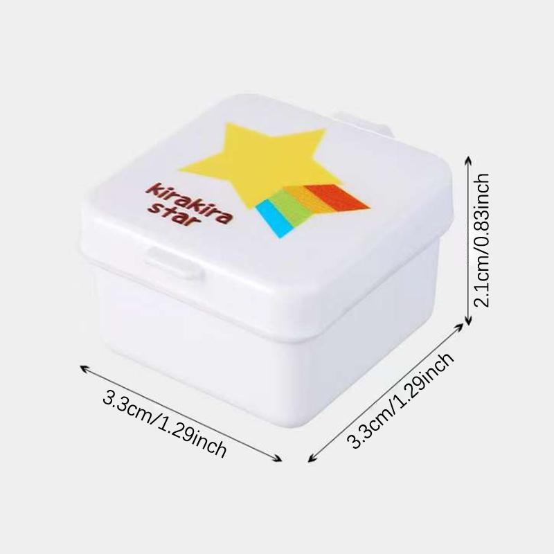 4Pcs Portable Square Seasoning Bottle Mini Ketchup Bottle Salad Dressing Container Soy Sauce Bottle With Lid Reusable Condiment Cups