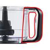 TopStrong 6-in-1 Food Processor 800W 2L Silver Multifunctional Chopper Slicer Shredder Kneader Dough Blender 3 Speeds Pulse EU
