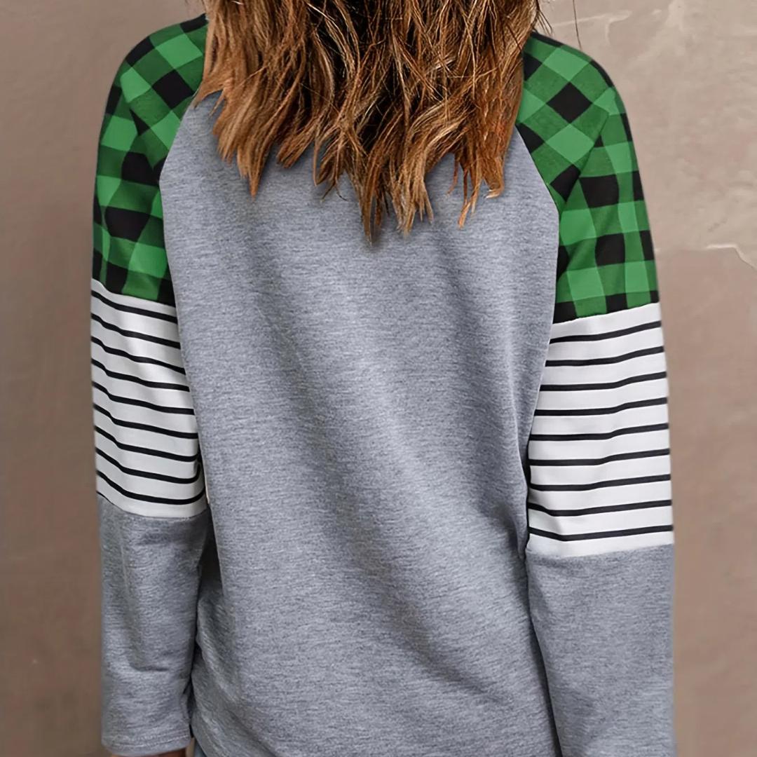 Футболка с круглым вырезом и принтом «Рождественская елка» — фото 2