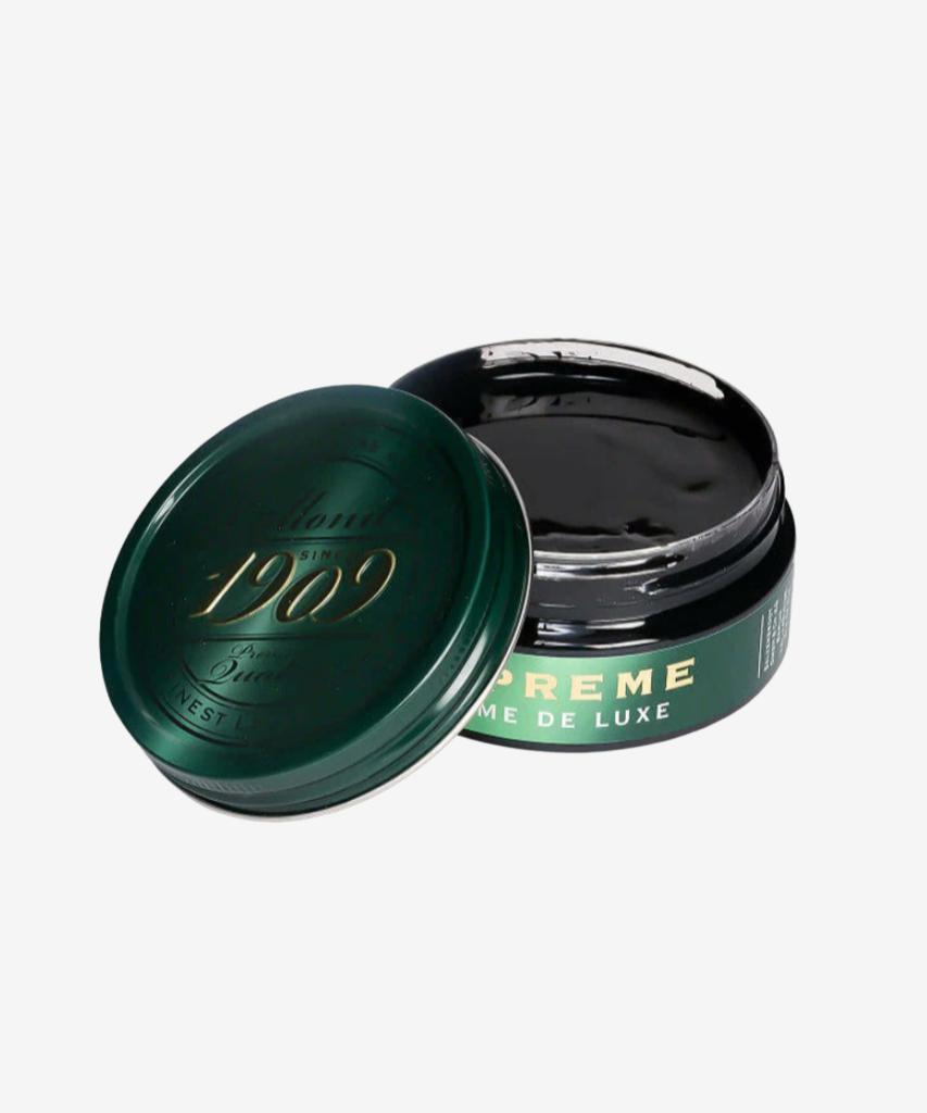 Cremă de pantofi Collonil 1909 Supreme Deluxe 100ml Lustru piele Restaurare zgârieturi Lustru pantofi