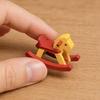 Dollhouse Miniature Ornament, Rocking Horse Exquisite Detailed Accessories, Small Realistic Appearance Furniture for Photo Props Micro Landscape
