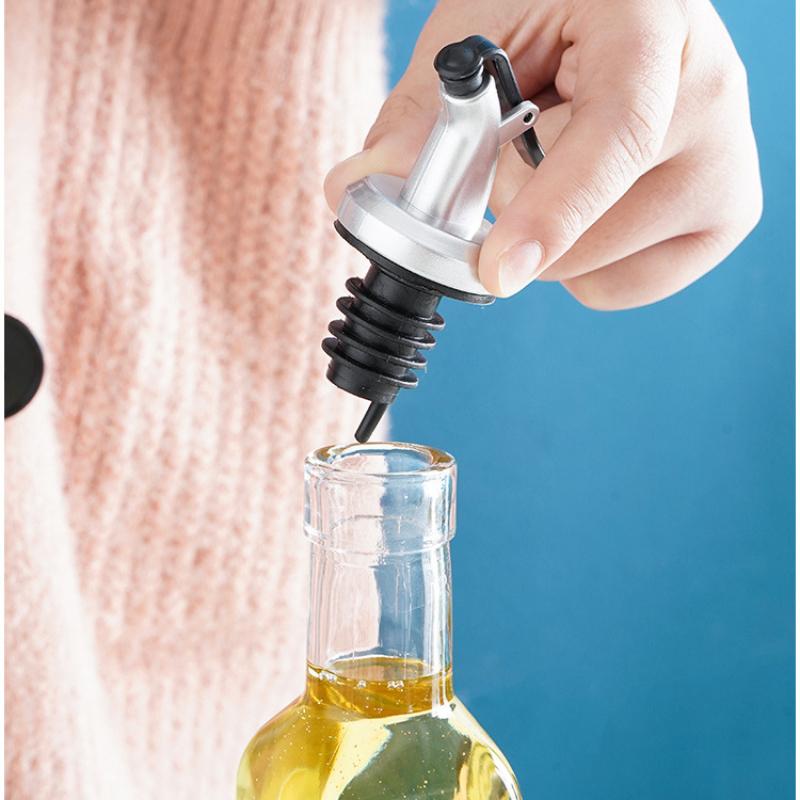 Kitchen Vinegar Sauce Controllable Bottle Stopper Seasoning Bottle Stopper Oil Nozzle Oil Currant Bottle Stopper Oil Pot Stopper Wine Bottle Stopper